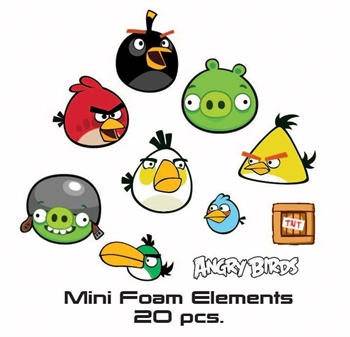 Wall sticker - Angry Birds - 20 forskellige - 3D effekt